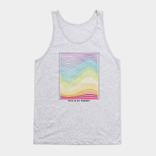 Rainbow Gay Energy Wave Tank Top